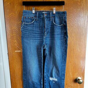 Madewell Classic Straight Jeans (Mom Jeans)